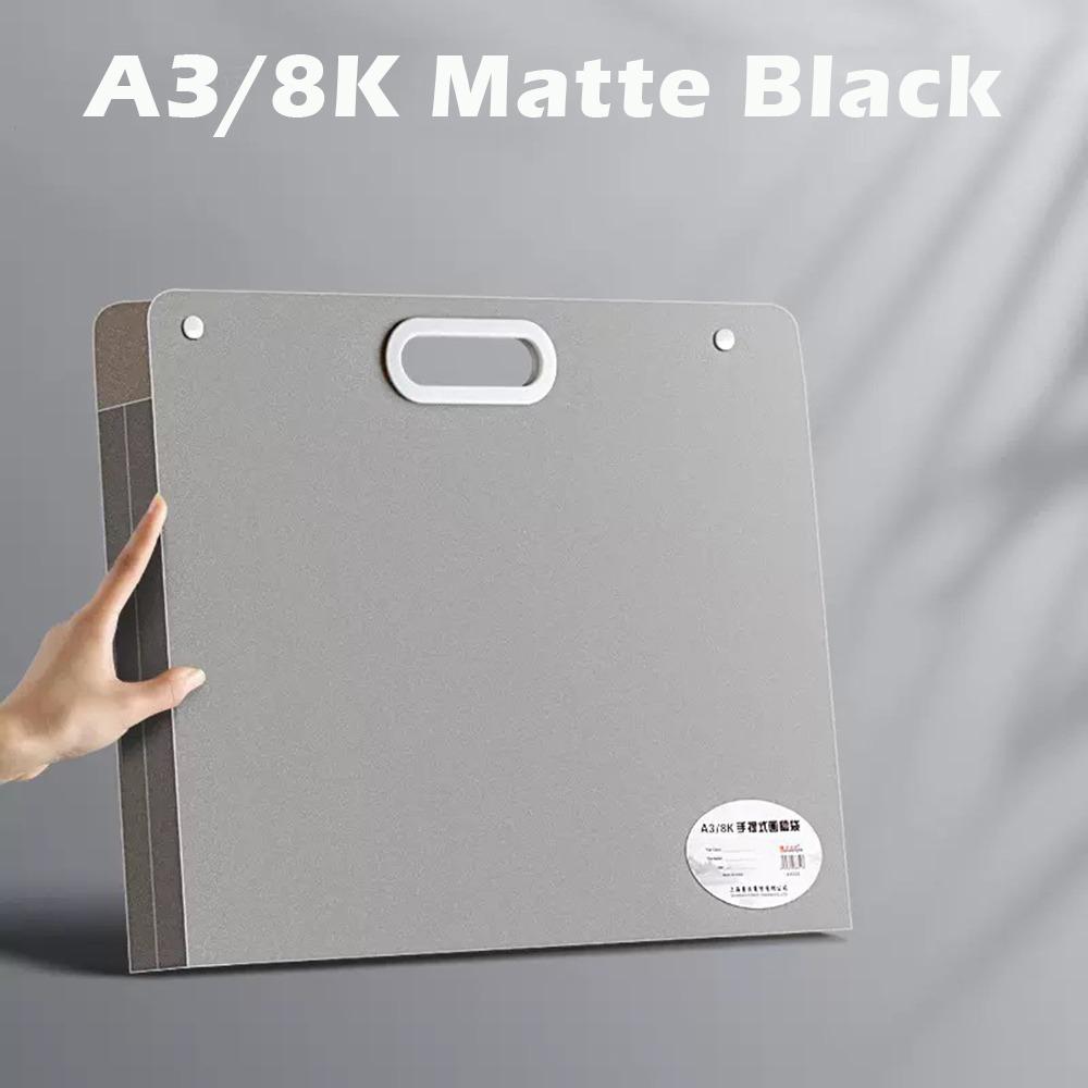 A2/A3/A4 Aktenordner Vier Fächer Wasserdichte Malpapier-Aufbewahrungstasche Tragbar 4K/8K/16K Fotoalbum Schülergeschenk Zeichenbeutel