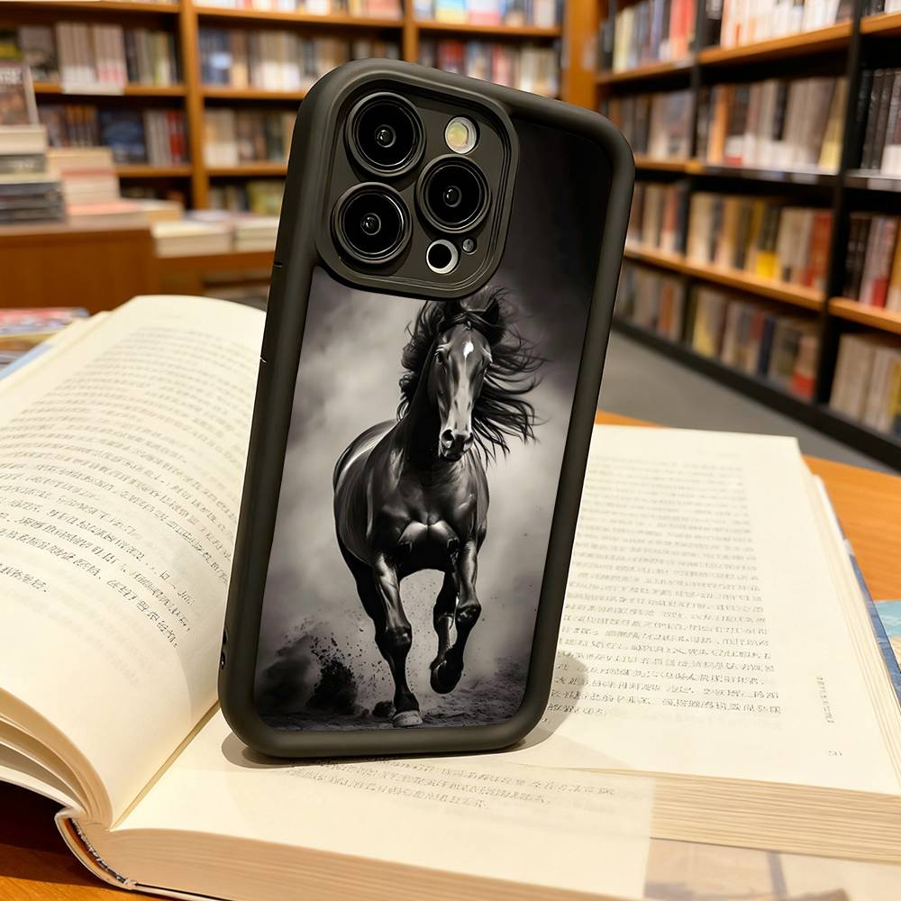 Horse TPU Phone Case For IPhone 17 16 15 14 13 12 11 Pro Plus Max Protection Cover