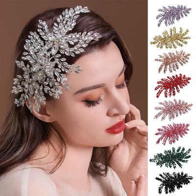 Sparkling Bride Crown Tiaras Elegant Crystal Tiaras  Wedding Party Hair Accessories