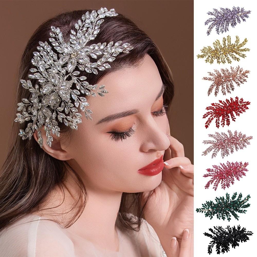 Sparkling Bride Crown Tiaras Elegant Crystal Tiaras Wedding Party Hair Accessories