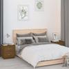VidaXL Bedside Tables 2pcs Honey Brown 40x34x45cm Solid Pine Wood 818332