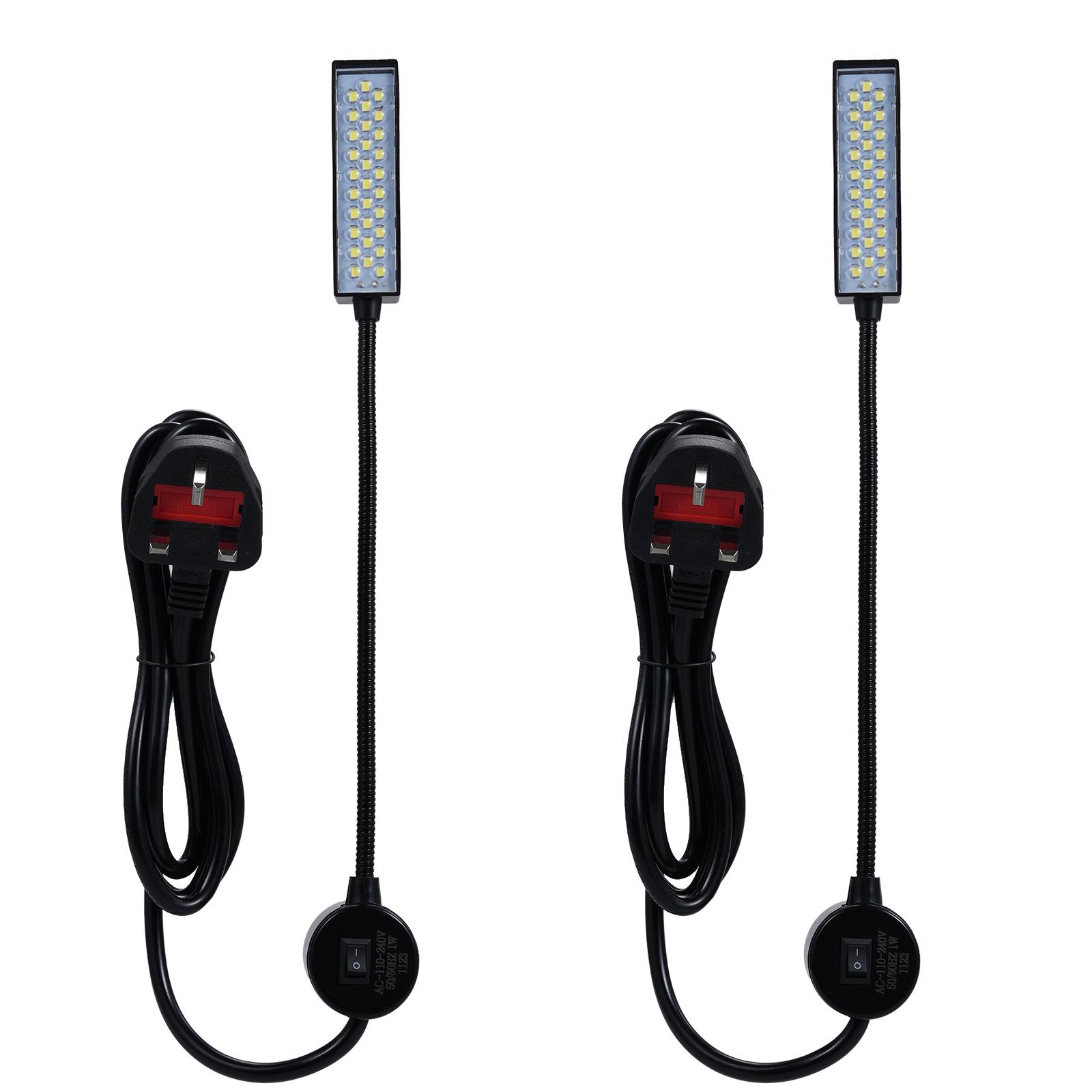 

2 шт 30 светодиодов лампа для швейной машины светодиодный светильник фиксированное основание гибкая гибкая трубка для работы по дому бытовые обязанности хлопоты