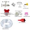 Automatic Small Animal Water Dispenser Set With Spring Mounted Nipples Feeders And Easy Installation Tool Watering Kits