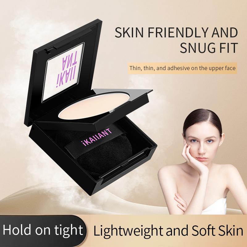 Lightweight&Mattifying Powder Cake Oil-Control Soft-Focus Look Pressed Powder Fine Powder Long-Wear