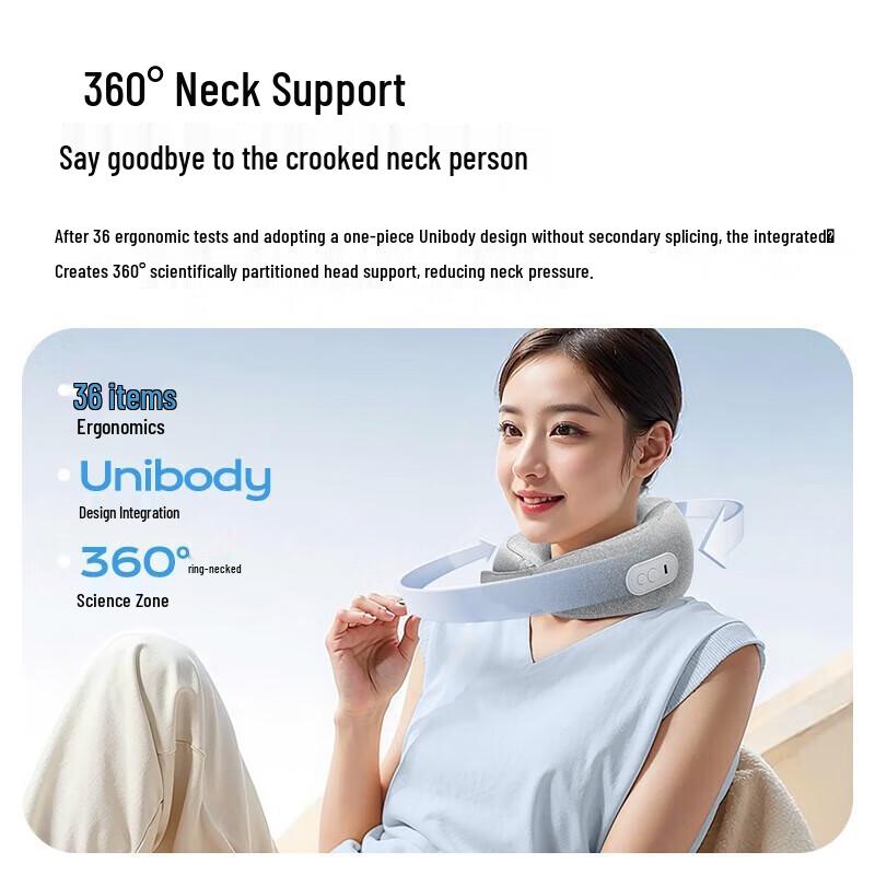 Wolong U-shaped Neck and Shoulder Massage Pillow