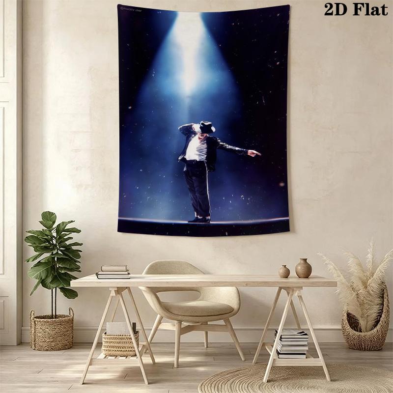 Michael Jackson Pop Art Icon Tapestry Fashion Print Background Cloth Background Wall Hanging Cloth Soft Homestay Soft Decoration Tapestry