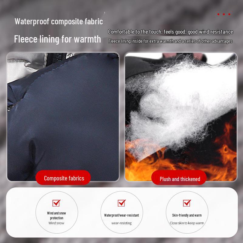 Rechargeable Heated Waterproof Gloves for Men & Women: Ideal for Motorcycling & Winter Activities