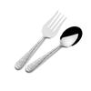 Everyday 18.0 Stainless Steel Holiday Serving Set 2-Piece Fork Spoon Santa Snowflake Design Durable Dishwasher Safe