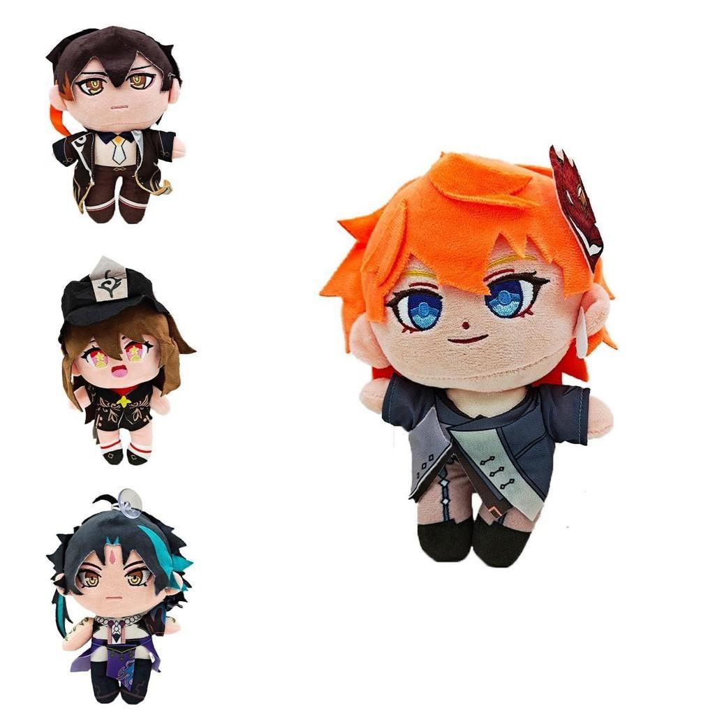 Genshin Impact Plush Toy Collection Scaramouche Gorou Zhongli Hu Tao More!