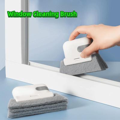 Fensterreinigungsbürste, Fensterbank-Rillenbürste, Sackgasse-Schrank-Fugenbürste, abnehmbare multifunktionale Haushaltsreinigungswerkzeuge