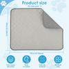 2Pcs Dog Pee Pad Water Absorbent Reusable Pet Training Pad Washable Puppy Bed Floor Mat Diaper Mat Four Seasons Pet Supplies