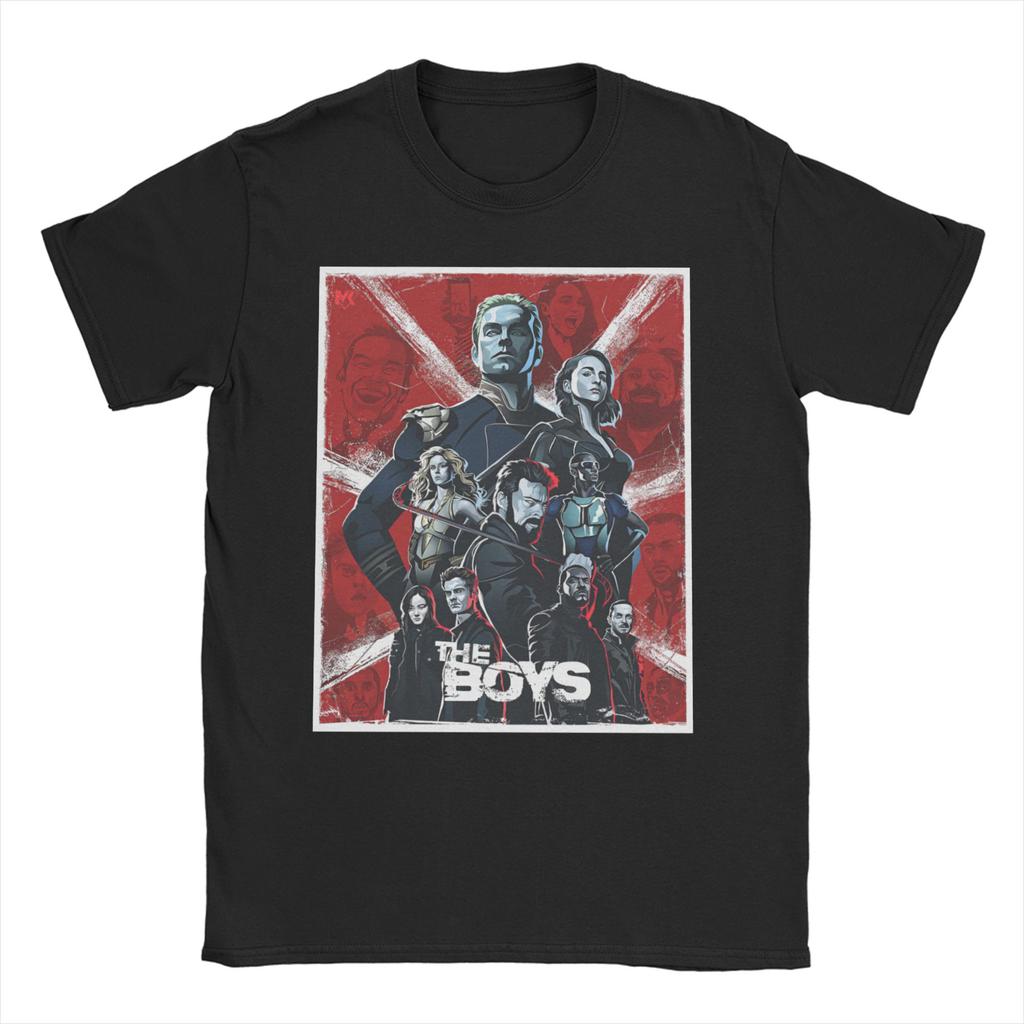 Unisex Womens TShirts The Boys Never Meet Your Heroes Pure Cotton Tee Shirt Short Sleeve T Shirts Round Collar Clothes Original