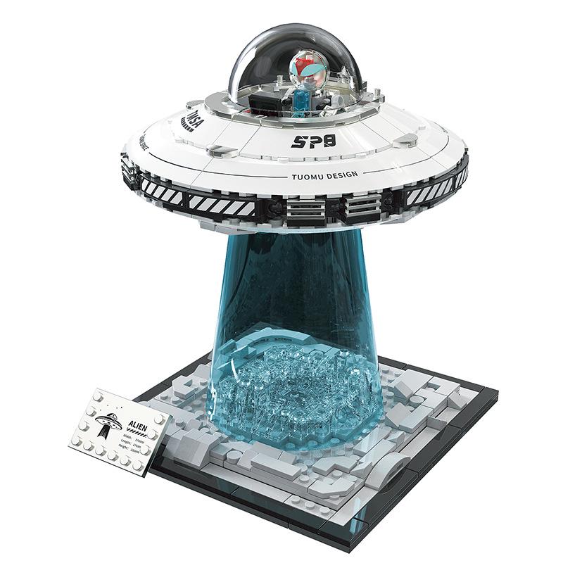 T3012 Space Series: UFO Spaceship Building Blocks for Boys