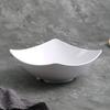1/4Pcs Disposable Square Serving Bowls Smooth Edges Party Snack Salad Bowl