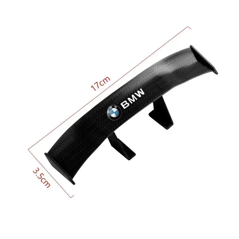 XZESF1 E60 E93 2025 For BMW Car Rear Spoiler Mini Spoiler Wing Small Tail Emblem Sticker Decoration For BMW E34 E46 E39 E38 E90 E60 F30