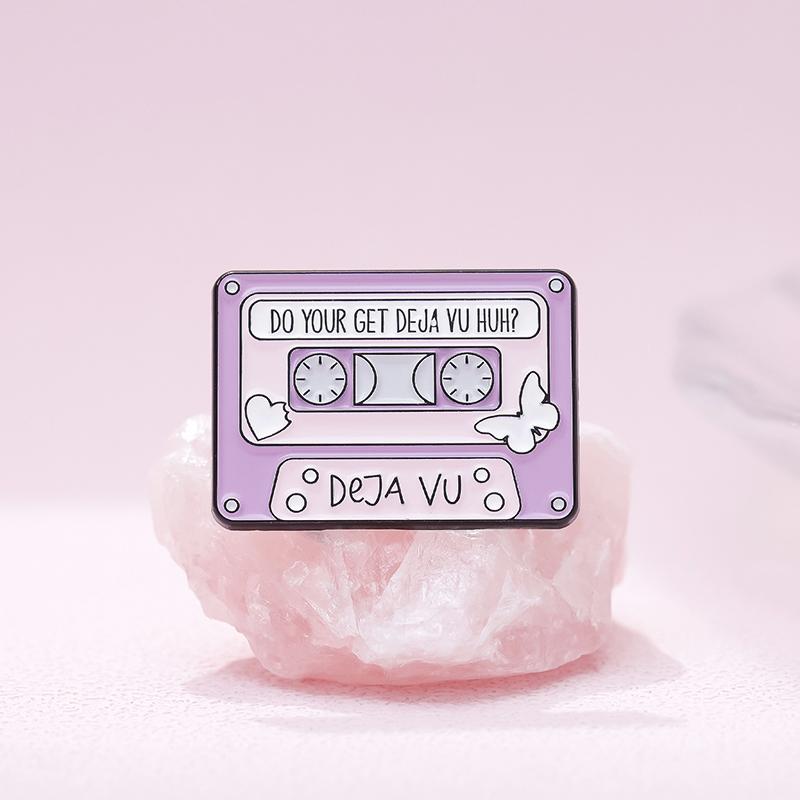 Вінтажні Емалеві Значки-Стрічки На Замовлення DO YOUR GET DEJA VU HUH Брошки Значки на Лацкан Панк-Прикраси Подарунок для Дітей Друзів