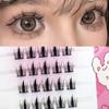 LuxeFlutter - Volume Crisscross Cluster Glue-Free False Eyelashes
