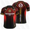 2025 Summer Print OKTAGON Fighting Fighter Fans Uniform Men Women Breathable Round Neck Short Sleeve Man Casual T-shirt Jersey