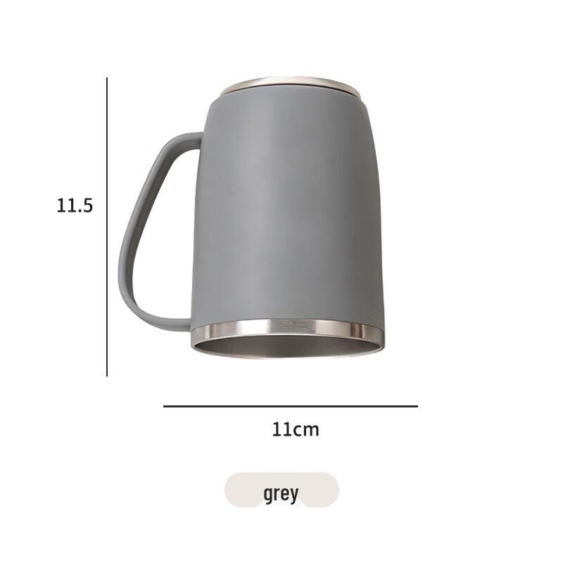 Cmaos Magnetic Stainless Steel Mouthwash Cups with Handle