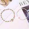 2pcs Set Bohemia Charm Hand-woven Acrylic Beads Shell Conch Bracelet for Women Summer Trendy Beach Bangle Jewelry Set Gift