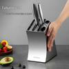 Meichu Stainless Steel 6-Slot Knife Block