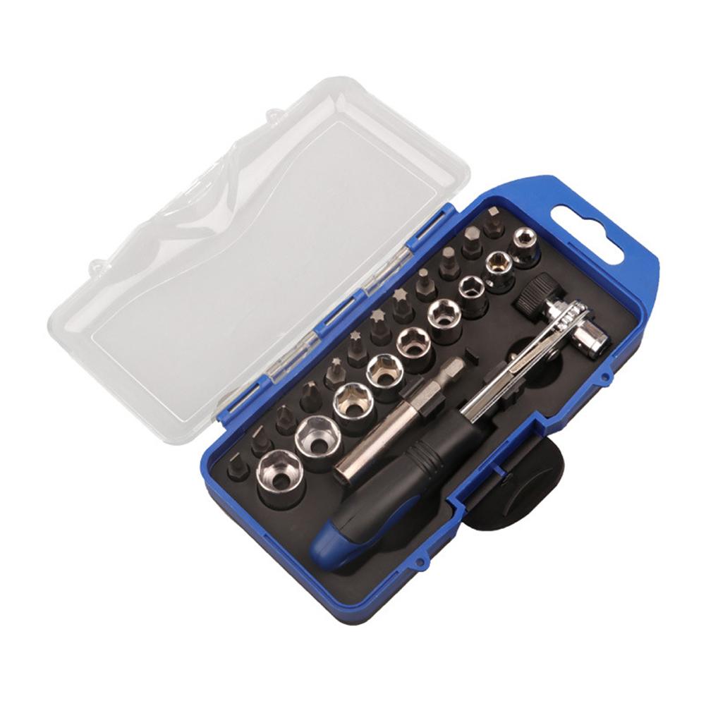 Socket Driver Kit Mini Ratchet Bits Set Cross Screwdriver Bits Magnetic Bit Holder Offset Ratchet Driver Pozi Bits