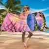 Cherry Blossoms At Mount Fuji Beach Towel Quick-Drying Towel For Beach Pool Sport Yoga Gym Home Towel Gift For Friends Sand Free