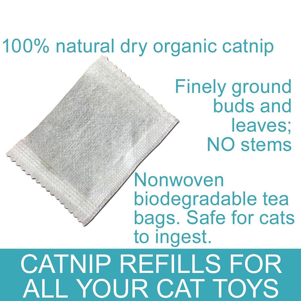 Catnip Tea Bag Soaking Water Replacement Pouch Cat Grass Teabag Toy Pet Multipurpose Cat Treats Vitamins Indoor Catnip