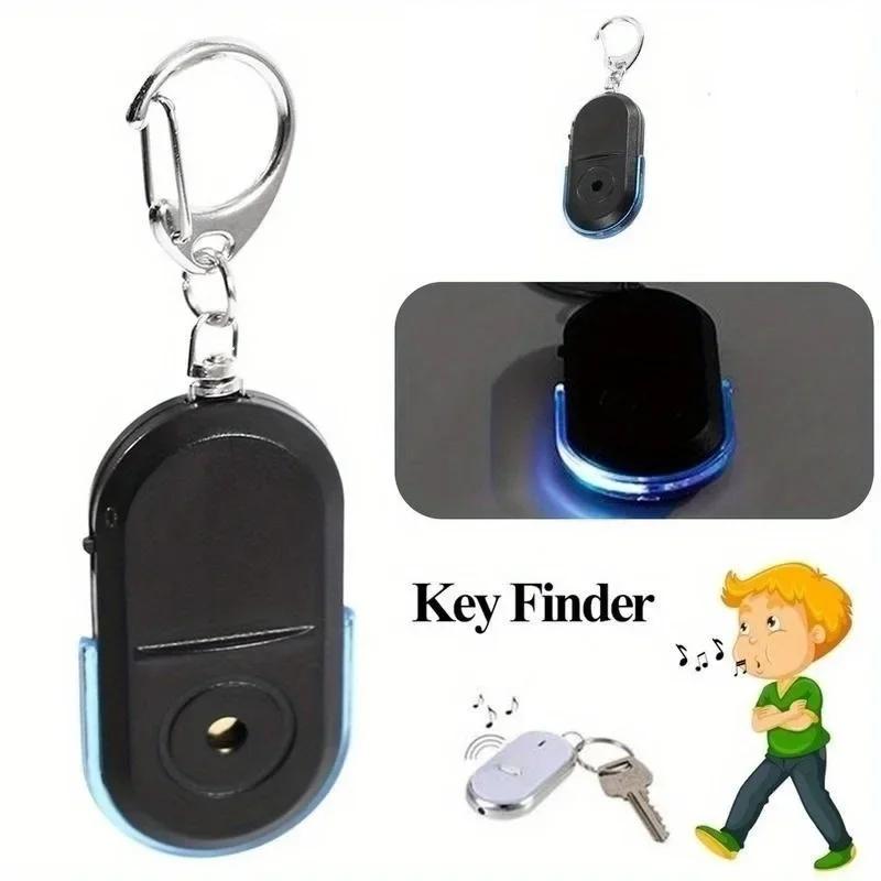 Wireless Key Finder Anti Lost Device Beep Sound Locator LED Flashlight Keychain for Car Keys Smart Control