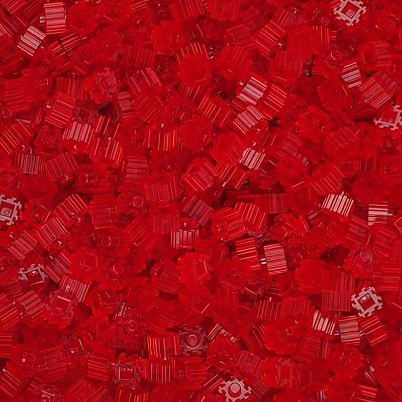 Non-Toxic 500Pcs 6*6Mm Transparent Color Pixel Art Puzzle Building Blocks Diy 3D Small Brick For Children'S Toy Puzzle Kids