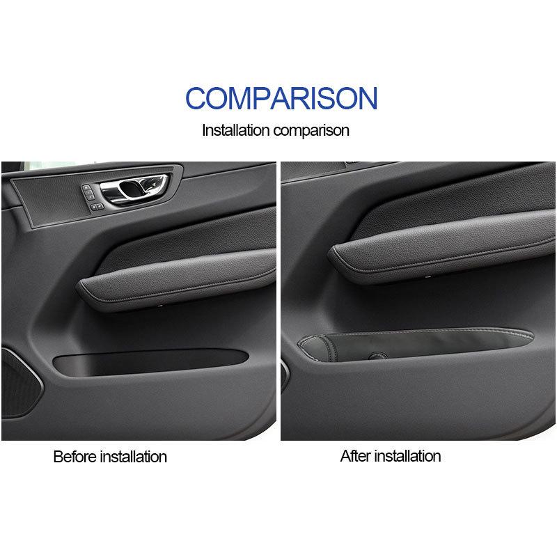 For Volvo Xc60 Door Storage Pocket Door Slot Pad Bin Bag Interior Accessories Auto Supplies 2018-2024