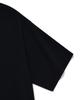 COVERNAT C Logo Open Collar Half Knit Navy