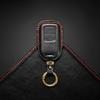 Compatible with Honda Key Fit Hybrid Key Shuttle Hybrid Key and with Genuine Leather Smart Key Cover Premium WR-V Case, Cover, Case, Vezel, Civic, (3D