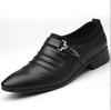 Leather Shoes Men  Business Oxford  Breathable Patent Leather Formal Shoes Plus Size Man Office Wedding Flats Male Black