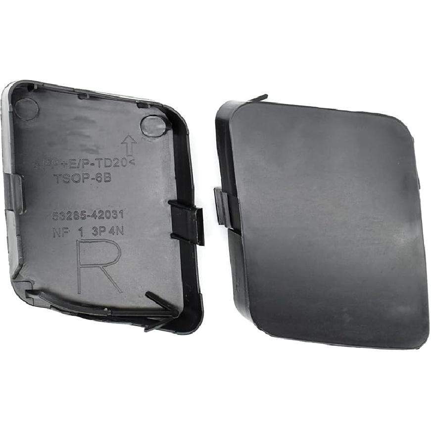 Fit for Toyota RAV4 AX40 2016-2018 Front Left & Right Bumper Tow Hook Eye Cover Cap Replace Part Number 532850R080, 532860R080(2PCS)