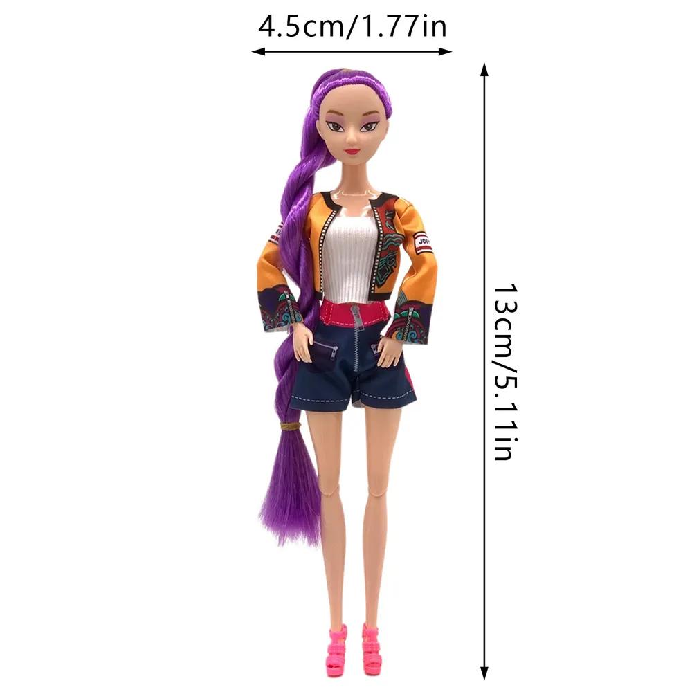 Kpop Demon Hunters Doll Rumi Zoey Mira,vinyl Toy Doll Barbie Doll Joint Movable Girl Gift