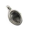 [World Accessories Carmelo] Our Lady of Guadalupe Sterling Silver 925 Pendant for Women and Men, with Clear Zirconia