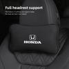 New Suede Car Seat Headrest Memory Foam Lumbar pillow For Honda Civic FIT CRV Accord Jazz HRV Vezel CRZ City CRX Pilot NB B-series