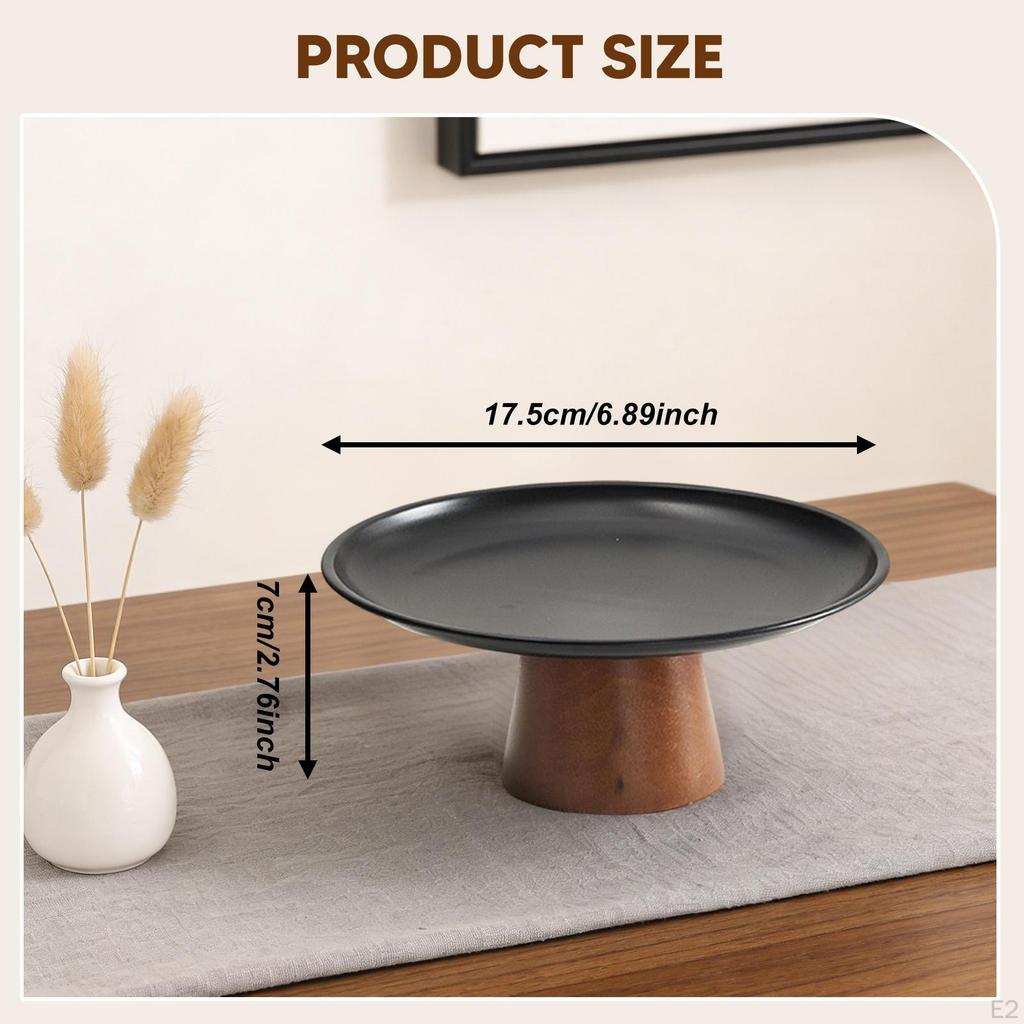 Pedestal Fruit Bowl Decorative Lightweight Versatile Snack Candy Storage Tray Food Dish for