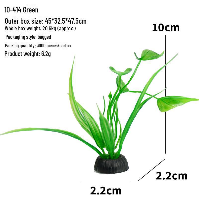 Aquarium Decor: Artificial Plants & Flowers for Fish Tank Landscaping (10-4 Series)