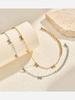 Rustproof Silver Tone Bow Bracelet for Women, Stainless Steel Thin Chain Bowknot Layered Bracelet for Sensitive Skin