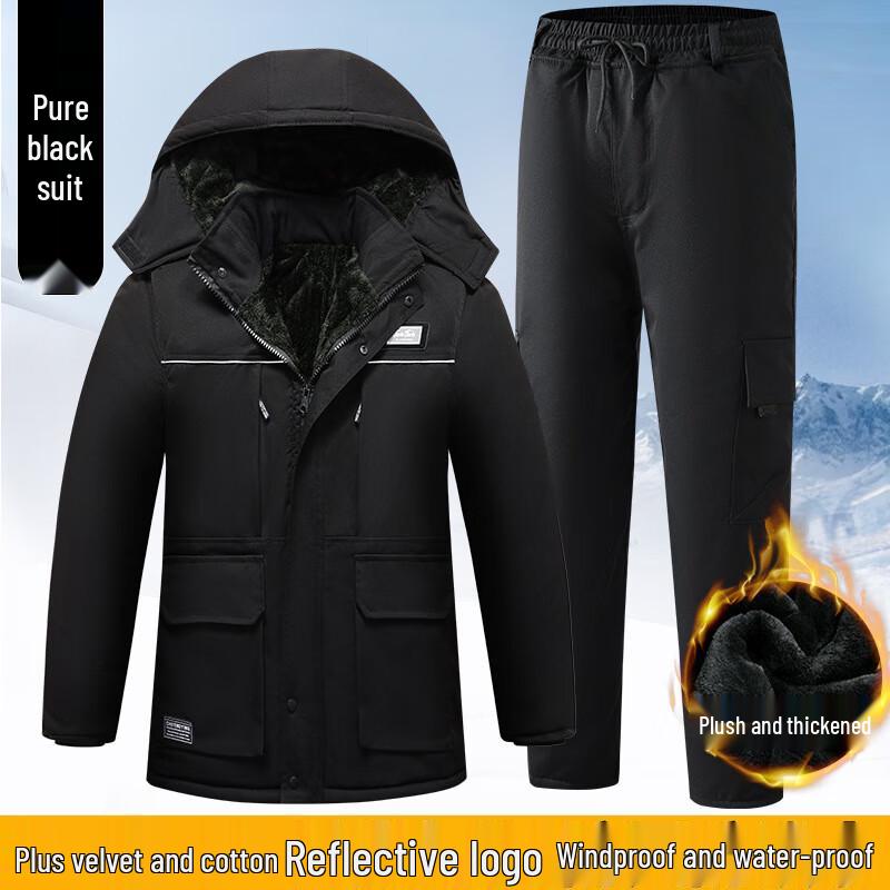 Ally Winter Thickened Cotton Jacket & Pants Set 165-190