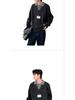 Korean Retro Old Money Style Knit Sweater: Autumn-Winter Two-Piece, Warm Versatile Casual Men's Fashion