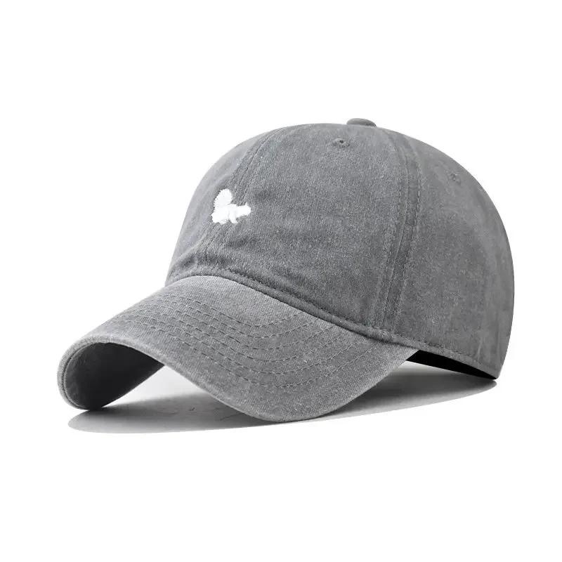 Spring Cotton Cartoon Embroidery Casquette Baseball Cap Adjustable Outdoor Snapback Hats for Men and Women 83
