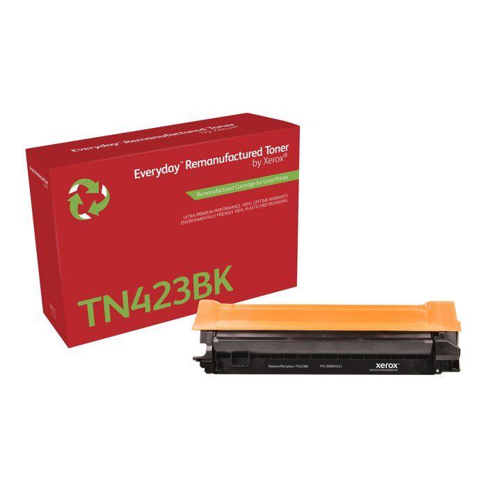 XL Black Toner Cartridge - XEROX - TN-423BK - 6500 Pages - Compatible Brother - Laser