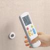 3pcs No Drill Magnetic Remote Holder - Wall Mount for TV/AC/DVD Remotes, White Space-Saving Design