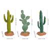 3 Pcs Simulated Cactus Decoration Tiny Mini Figurines Artificial Plants Miniature Statue Pvc Child Outdoor Ornaments