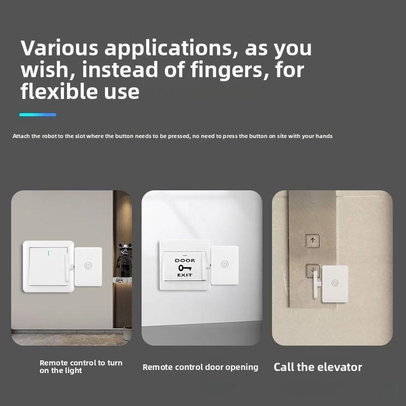 Wireless Remote Finger Switch Without Wiring Smart Remote Control for Lazy People To Turn Off Lights Smart Remote Control