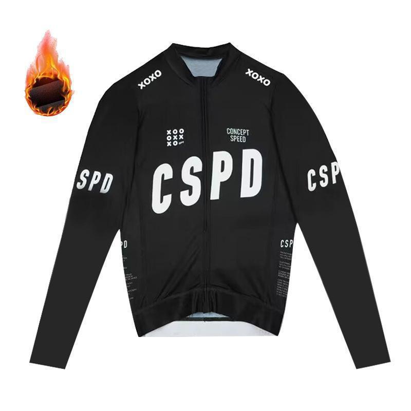 Unisex Thermal Cycling Jersey Long Sleeve Road Bike Mountain Winter Outdoor Sport