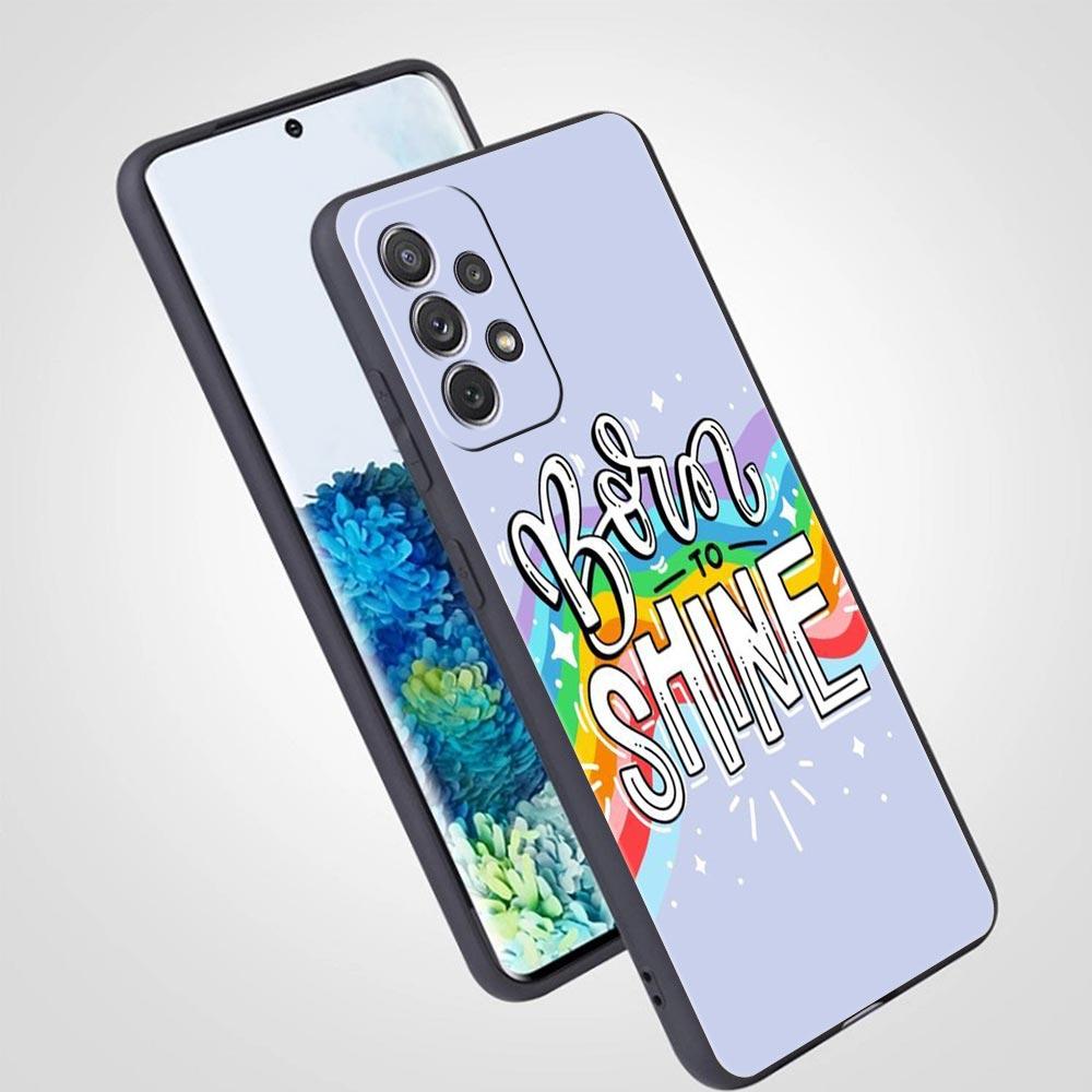 Gay Lesbian Rainbow Pride Phone Case for Samsung Galaxy A55 A35 A15 A14 A13 A25 A54 A51 A71 A72 A73 A32 A52 A41 Soft TPU Shell